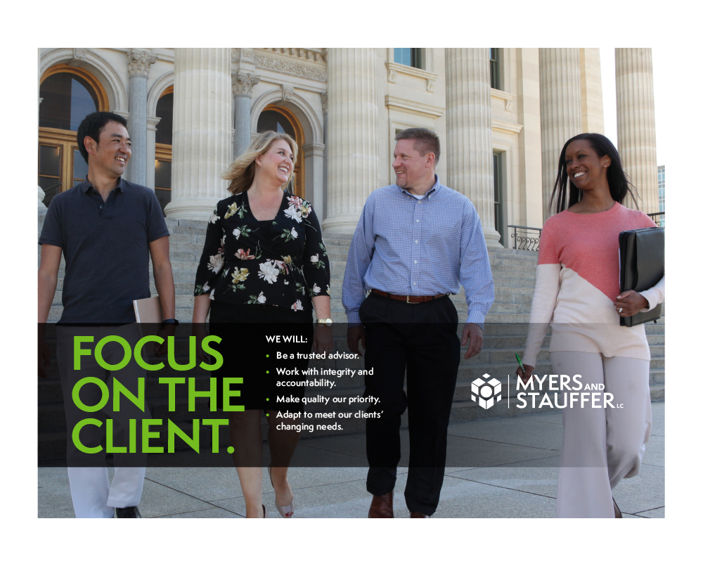 Myers and Stauffer HR poster designs by The Common Sense Creative