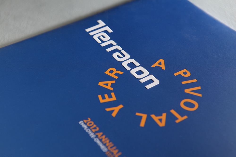 Annual Report design for Terracon by Common Sense Creative